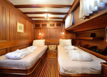 yacht charter Turkey twin cabin Zephyria II