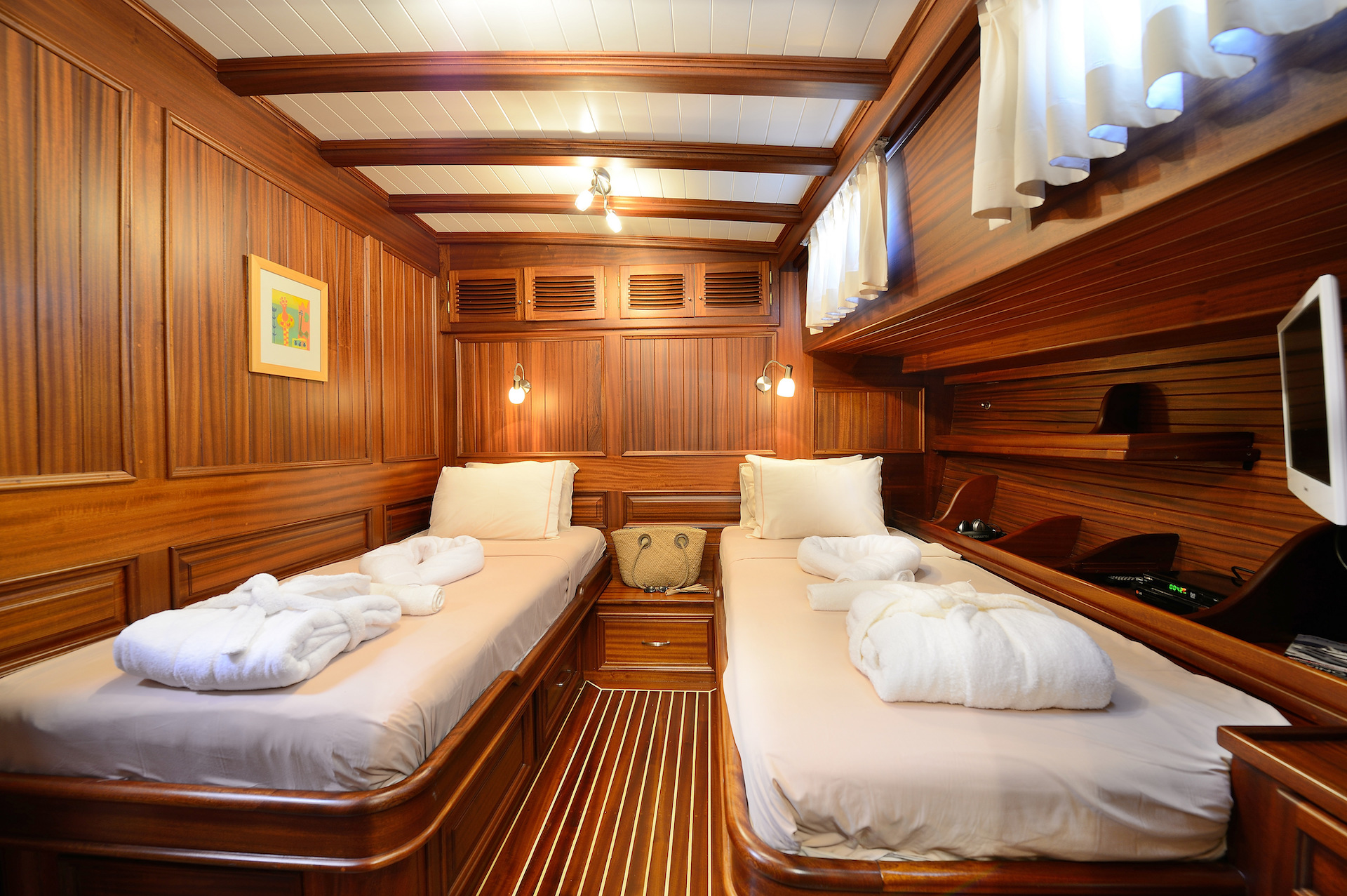 yacht charter Turkey twin cabin Zephyria II