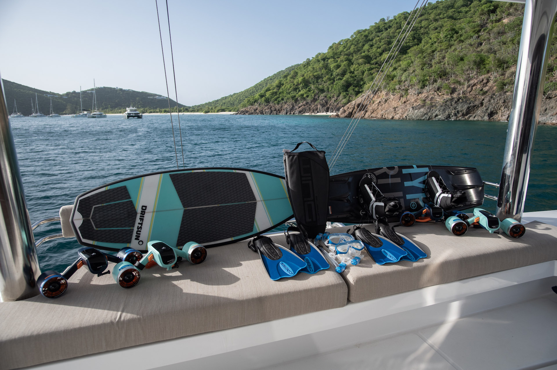 yacht charter Atlas water toys