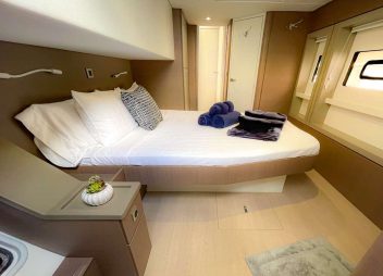 yacht charter guest cabin