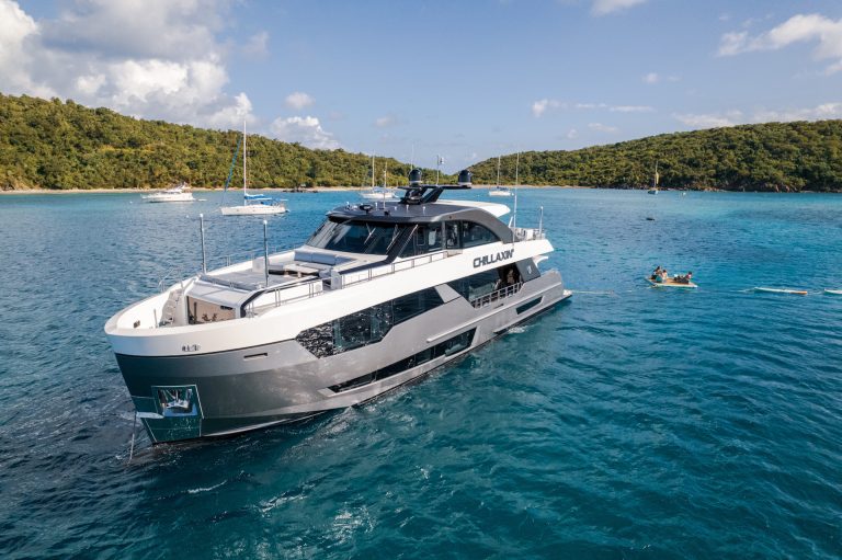 luxury Caribbean yacht charter Chillaxin