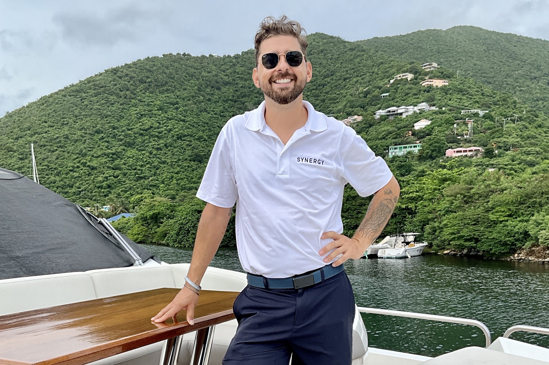 luxury yacht charter captain Synergy