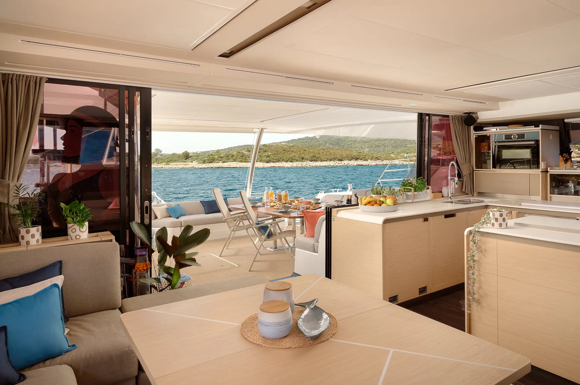 croatia luxury yacht charter galley floramye
