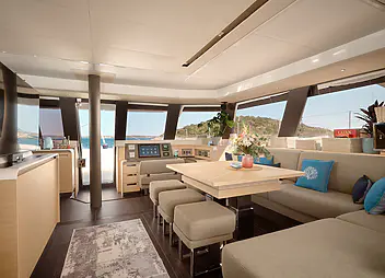 luxury yacht charter floramye saloon