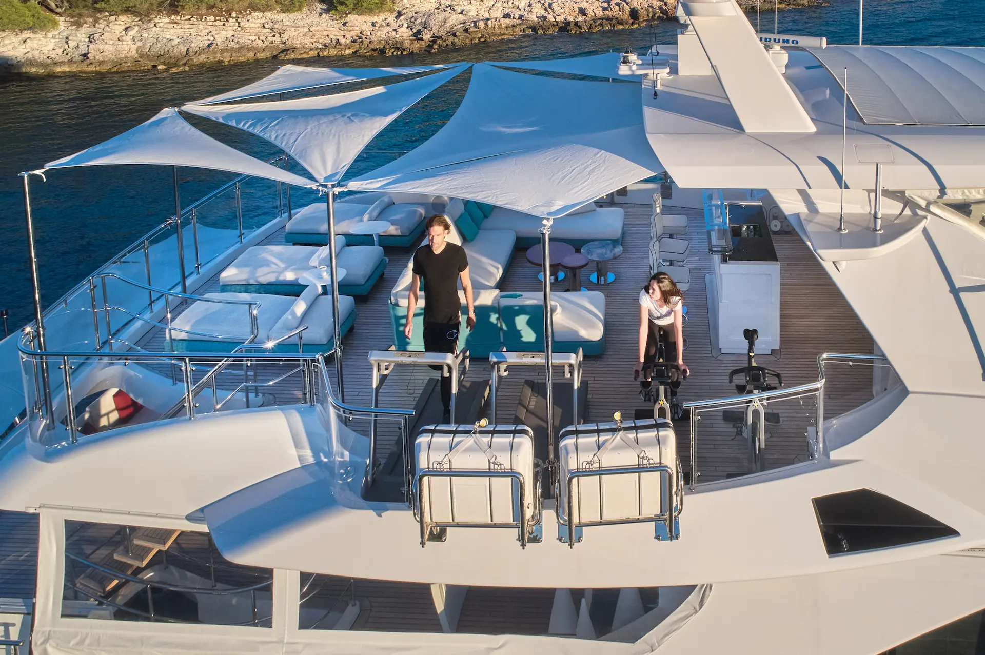 luxury croatian yacht charter happy me flybridge