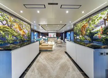 luxury motor yacht happy me saloon