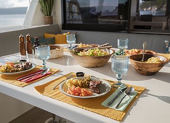 food and tablescape sisters