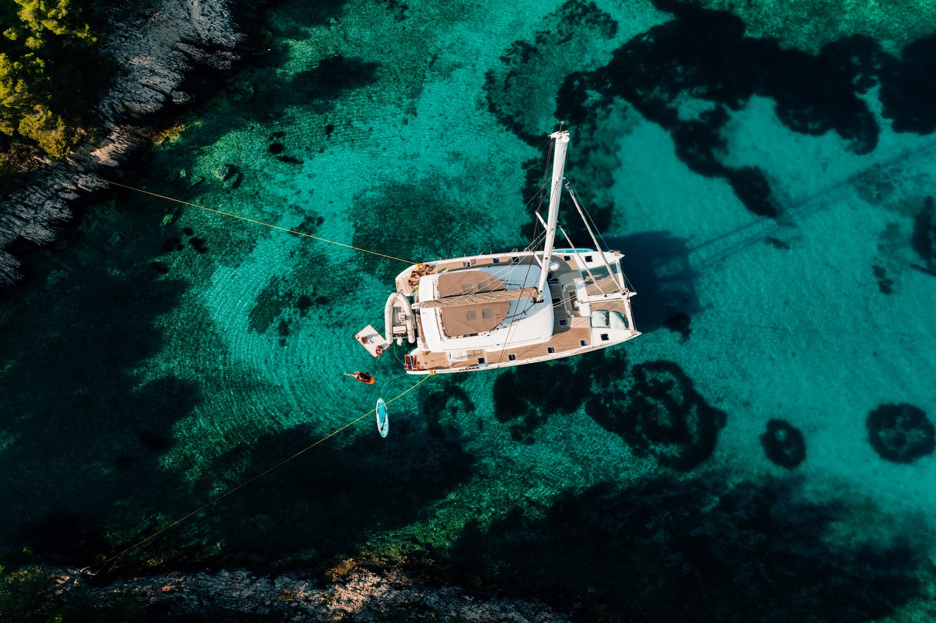 yacht charter catamaran baza croatia