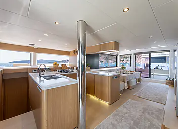 yacht charter farben galley
