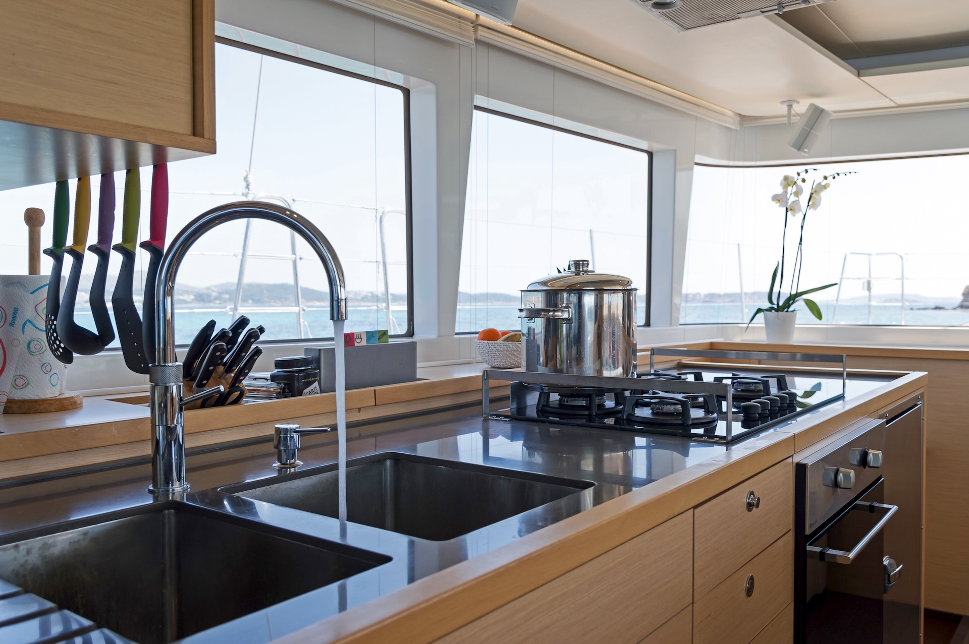 yacht charter cool breeze galley