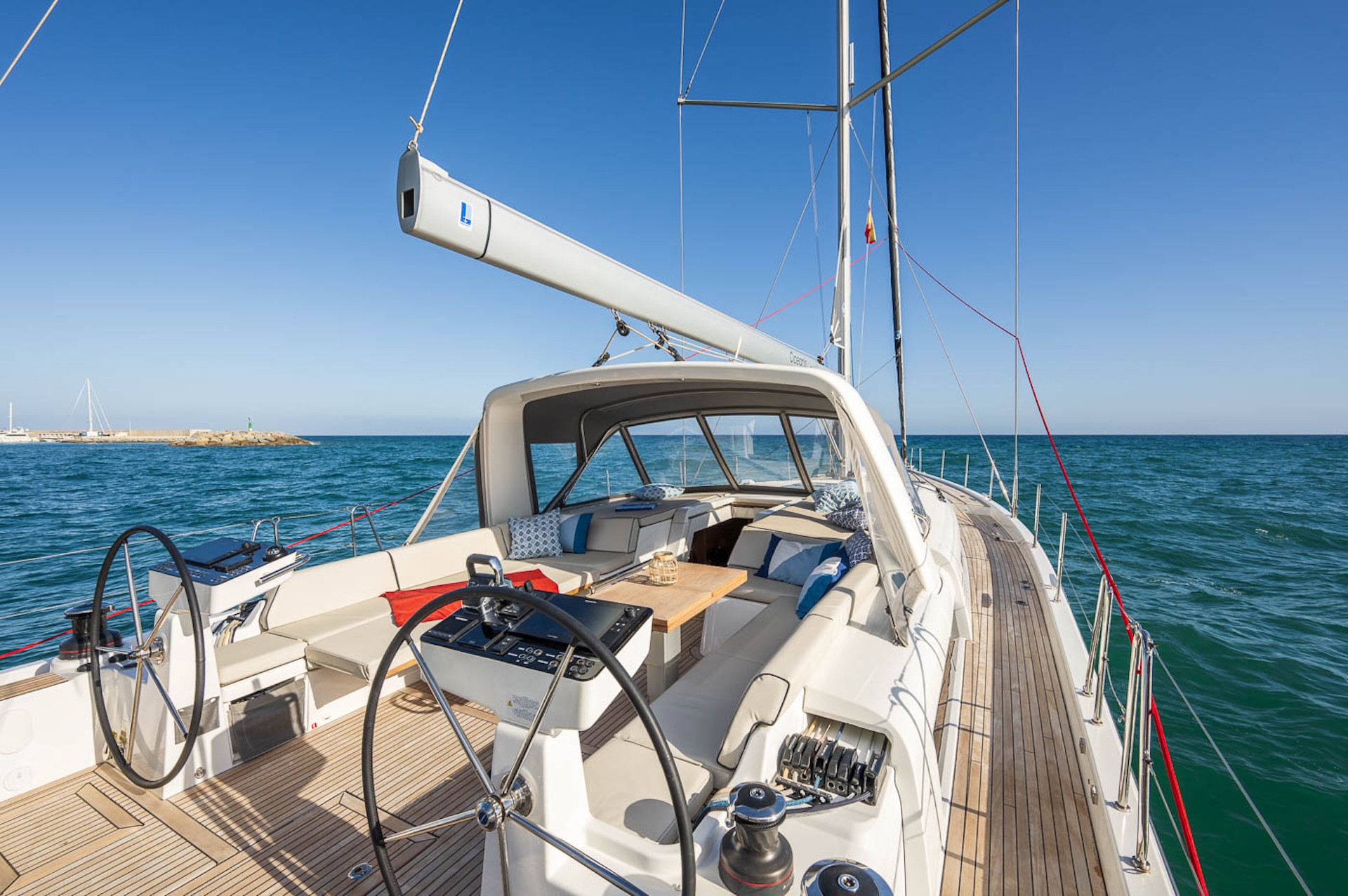 yacht charter exterior deck