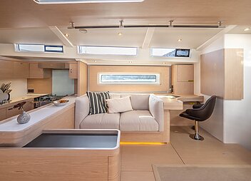yacht charter interior